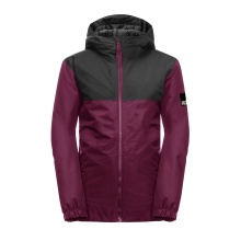 Jack Wolfskin Winterjacke Spirit 2L (wasser- und winddicht, atmungsaktiv, robust) 2022 rubinrot Kinder